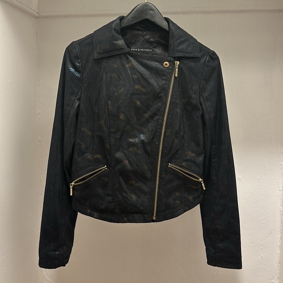 Rock & Republic cropped biker style jacket - Picture 5 of 8